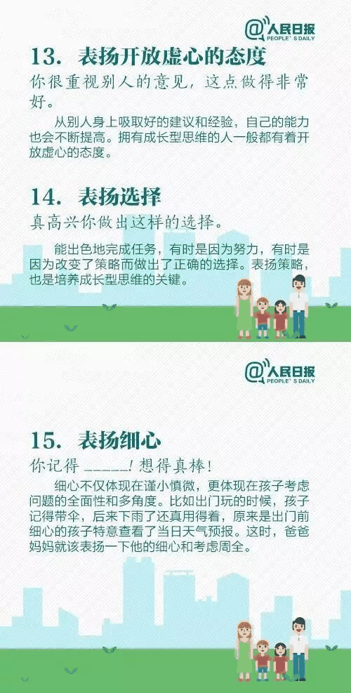 人民日?qǐng)?bào)：15個(gè)表?yè)P(yáng)孩子和10個(gè)懲罰孩子的科學(xué)方法，轉(zhuǎn)給家長(zhǎng)！