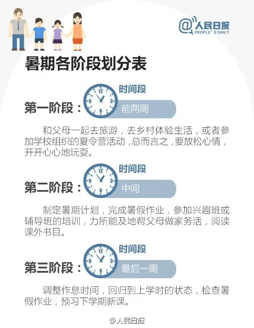 學霸暑假作息曝光，假期是差距的開始： 你需要這樣一張假期計劃表（轉(zhuǎn)給家長）