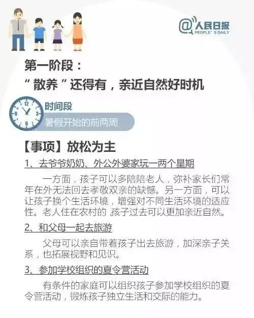 這份暑假學(xué)習(xí)計劃表，家長都在打印，快收藏！